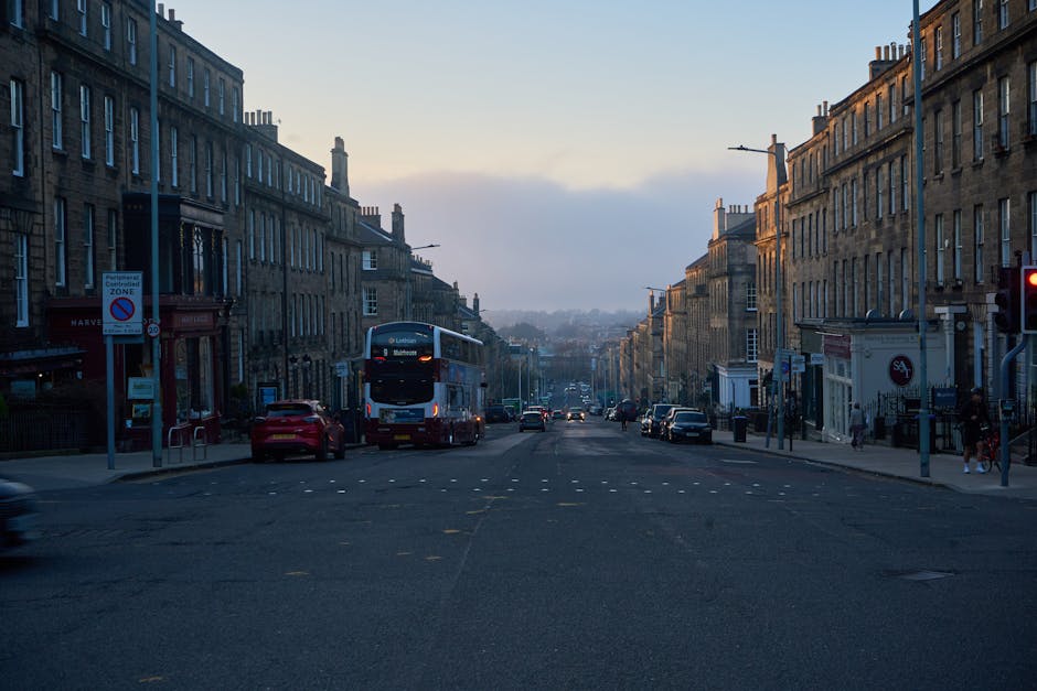 Edinburgh New Town Georgian streets best area to stay