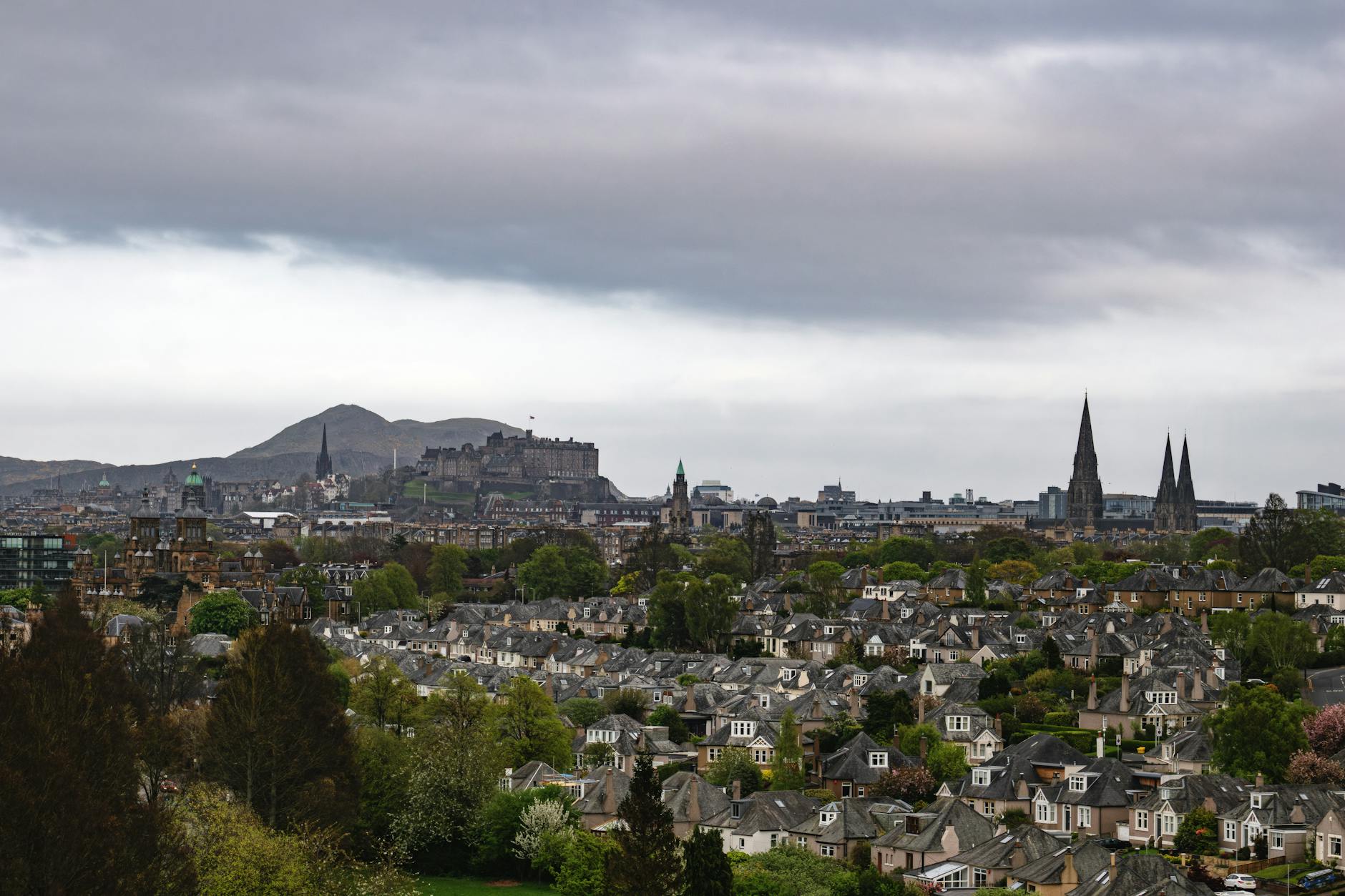 Edinburgh skyline showing the city's dramatic mix of historic and modern architecture — the setting for Scotland's most visitor-friendly neighbourhoods