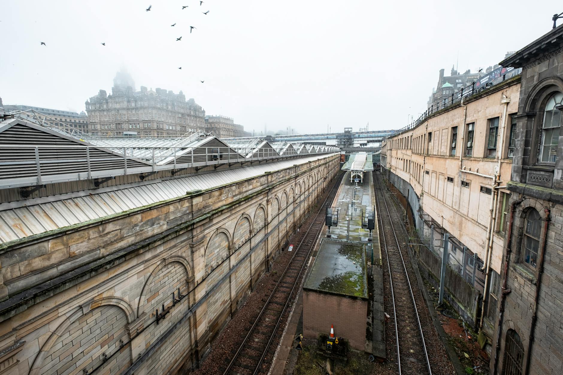 Edinburgh Waverley station, the starting point for day trips by train