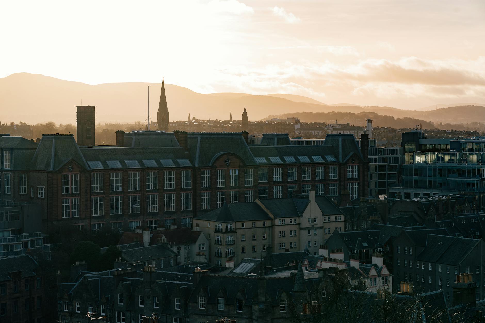 Secret rooftop viewpoint overlooking Edinburgh skyline — unusual things to do in Edinburgh