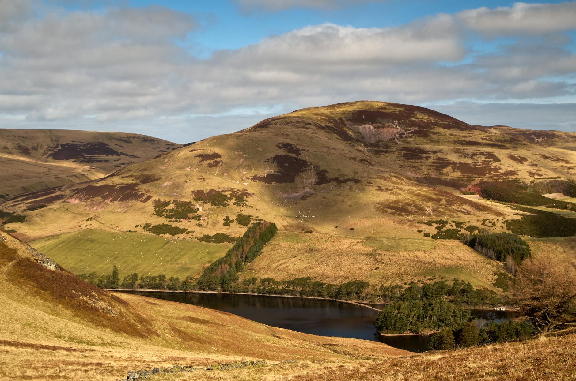 Sweeping views across the Pentland Hills near Edinburgh perfect for outdoor activities Edinburgh