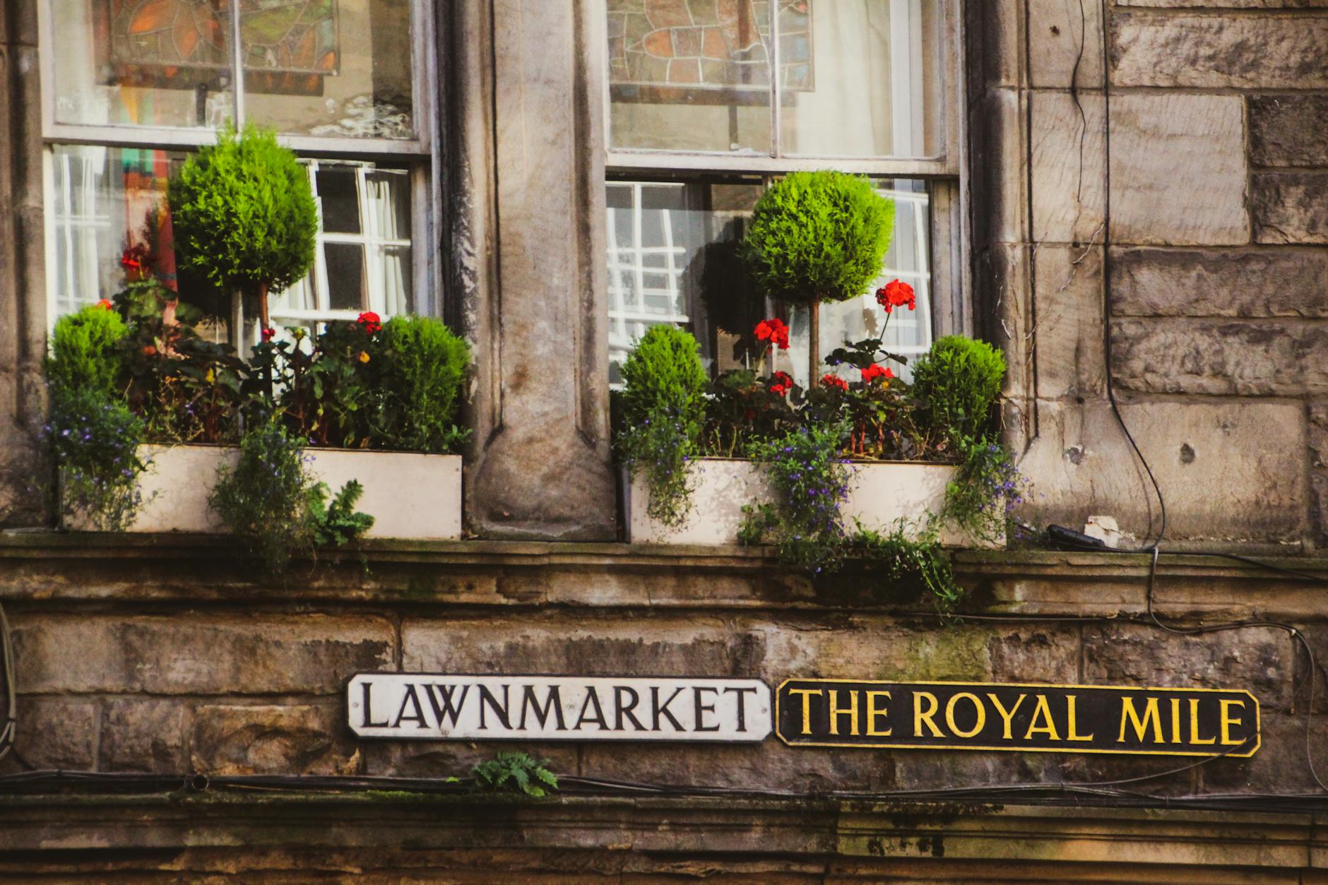 The Royal Mile in Edinburgh stretching through the historic Old Town — the ancient heart of Scotland's capital city