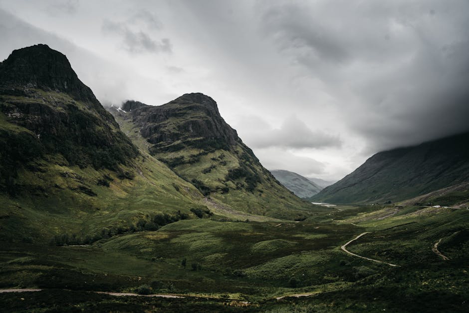Glencoe from Edinburgh day trip valley mountains