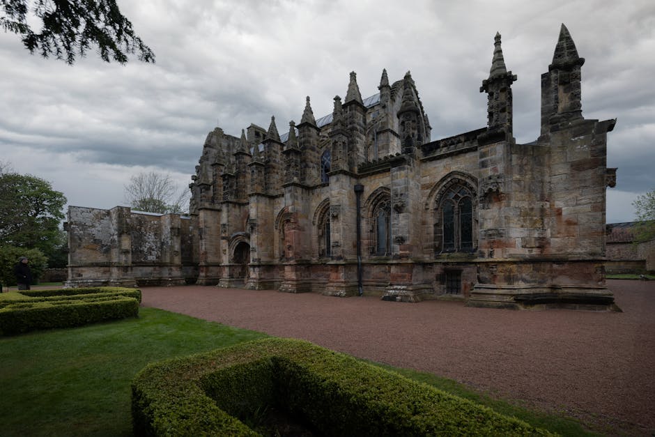 Rosslyn Chapel Edinburgh intricate Gothic architecture