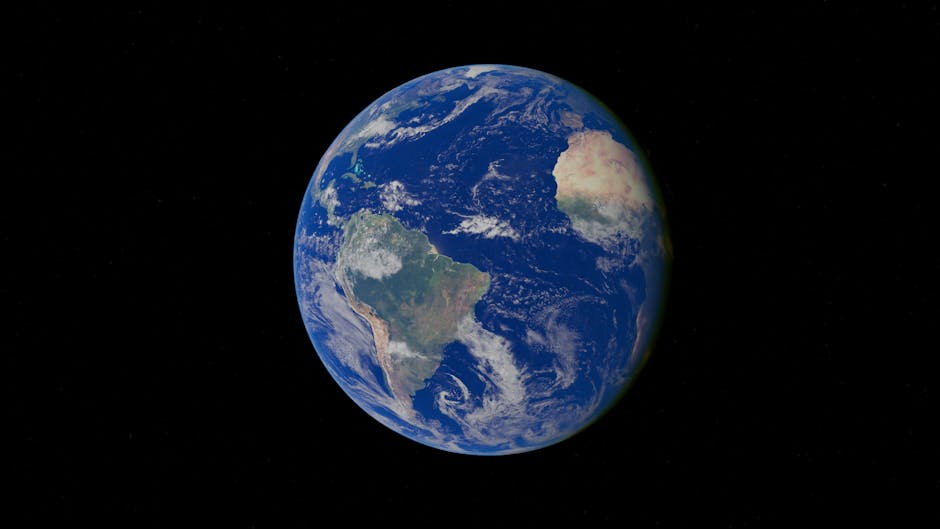 Earth from space at Dynamic Earth science centre