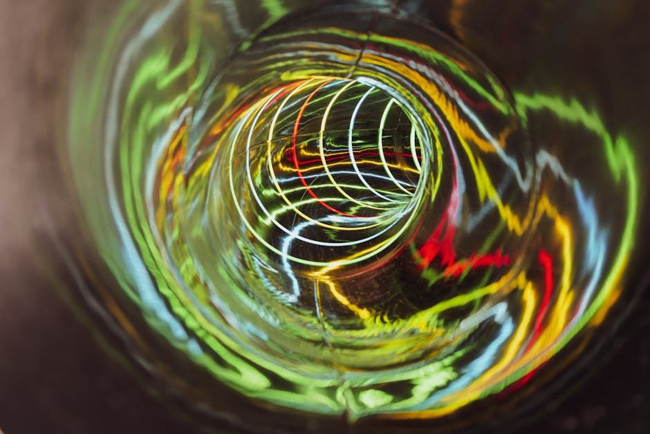 Vortex tunnel at Camera Obscura Edinburgh