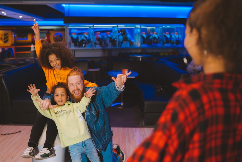 Family bowling at Edinburgh indoor venue