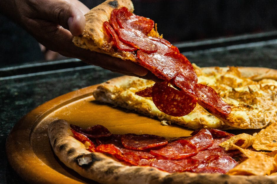Cheap pizza slice Edinburgh budget meal