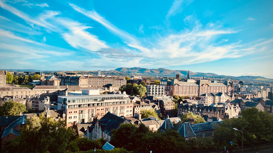 Edinburgh Fringe Festival summer Old Town