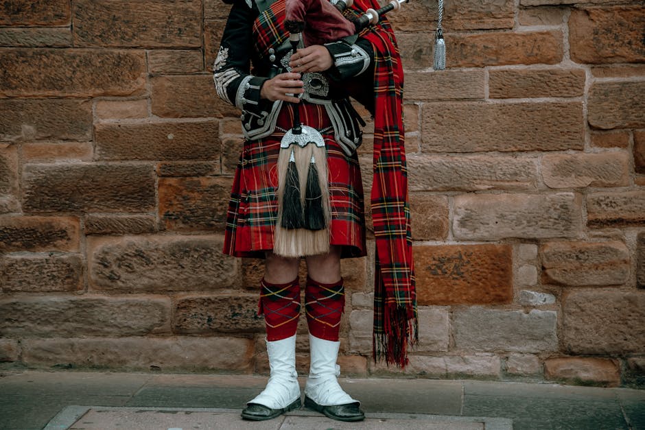 Bagpipes performer at Edinburgh Military Tattoo