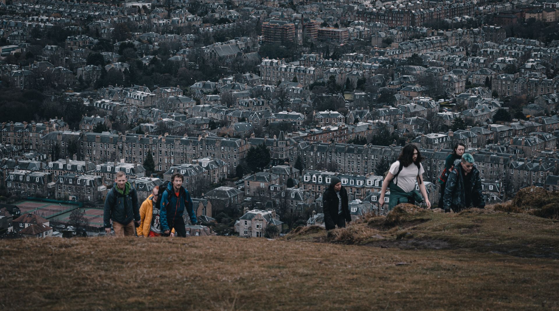 Edinburgh in summer with long daylight and festival crowds